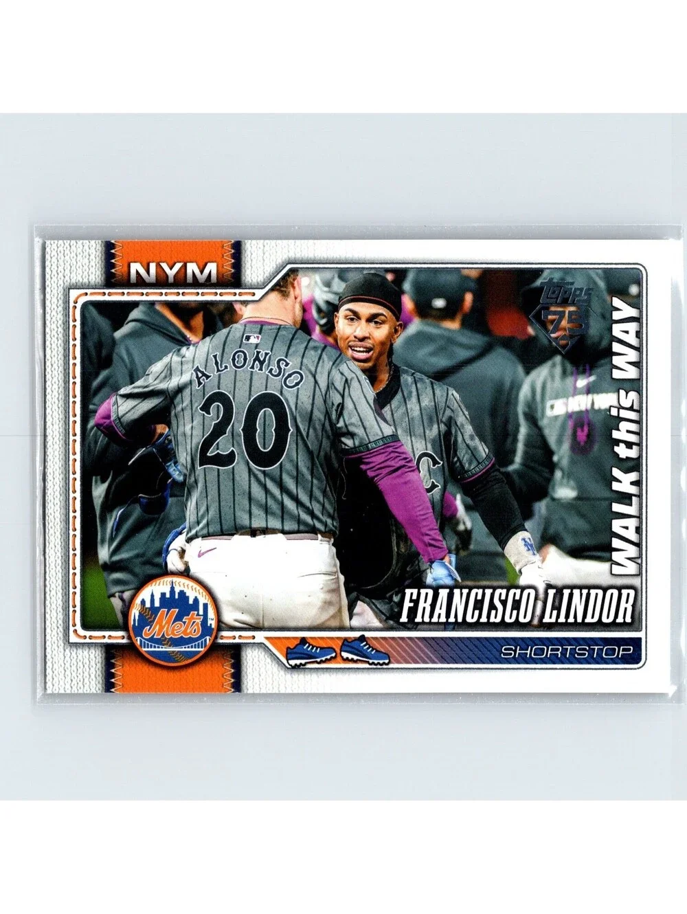 2026 Topps Francisco Lindor #123 Walk This Way New York Mets